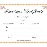 006 Free Marriage Certificate Template Imposing Ideas Editable - Fake intended for Certificate Of Marriage Template