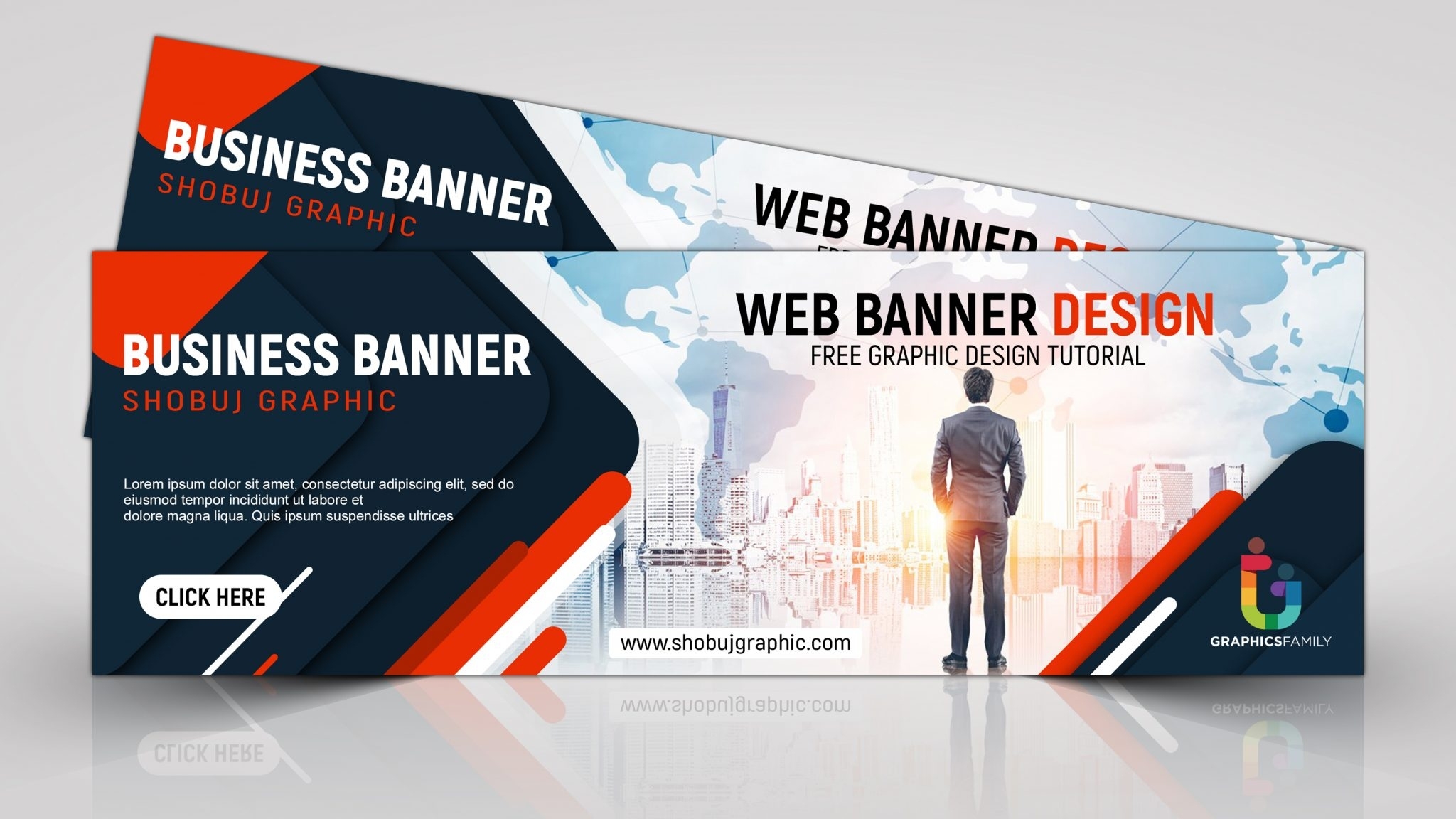 1+ Best Free Corporate Web Banner Design Psd Templates To Download throughout Website Banner Templates Free Download