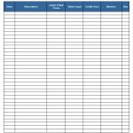 10 Best Accounting Ledger Template Printable – Printablee Pertaining To Blank Ledger Template