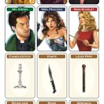 10 Best Clue Board Game Printable - Printablee intended for Clue Card Template