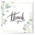 10 Best Free Printable Thank You Posters - Printablee in Thank You Note Card Template