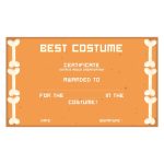 10 Best Printable Award Certificates Halloween - Printablee intended for Halloween Costume Certificate Template