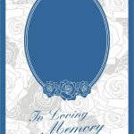 10 Best Printable Memorial Card Templates – Printablee With In Memory Cards Templates