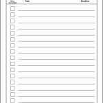 10 Blank To Do List Template – Sampletemplatess – Sampletemplatess With Blank Checklist Template Pdf