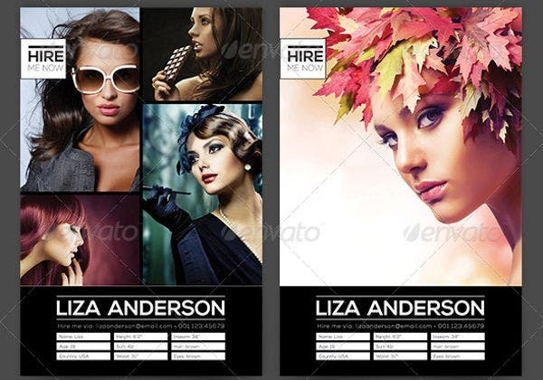 10+ Comp Card Templates - Free Sample, Example, Format Download | Free within Free Model Comp Card Template Psd