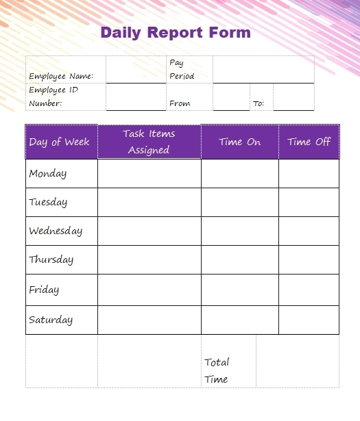 10+ Daily Report Template | Template Business Psd, Excel, Word, Pdf With Regard To How To Write A Work Report Template
