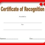 10+ Downloadable Certificate Of Recognition Templates Free Throughout Free Template For Certificate Of Recognition