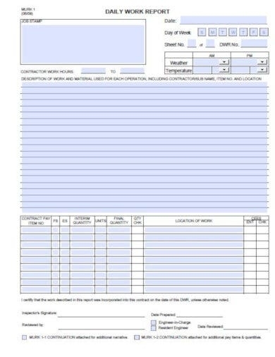 10+ Free Construction Daily Report Templates – Google Docs, Word, Pages With Regard To Free Construction Daily Report Template