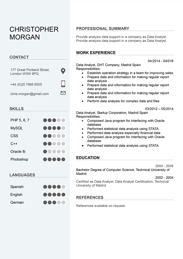 10 Free Cv Templates In Word Document Within How To Create A Cv Template In Word