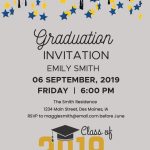 10+ Graduation Invitation Template In Photoshop Free Download Regarding Graduation Party Invitation Templates Free Word