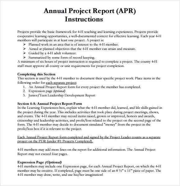10 Project Report Templates Download For Free | Sample Templates In Report Writing Template Download
