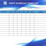 10+ Shift Schedule Template Sample | Template Business Psd, Excel, Word throughout Shift Report Template