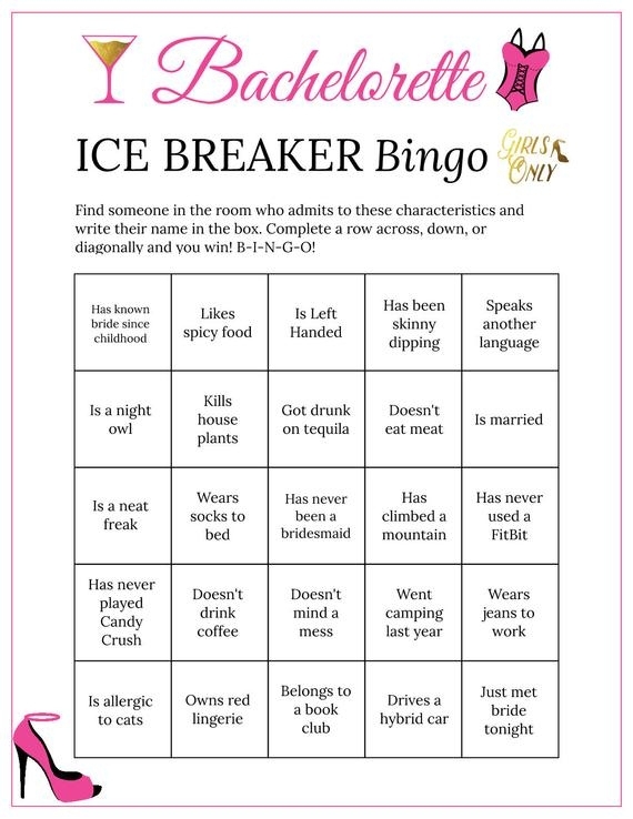 11+ Ice Breaker Bingo Card Template – Netwise Template In Ice Breaker Bingo Card Template