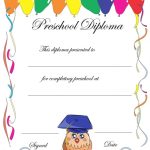 11+ Preschool Certificate Templates - Pdf | Free &amp; Premium Templates with Free Printable Certificate Templates For Kids