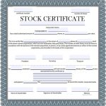 11+ Stock Certificate Templates | Free Word, Excel & Pdf Formats Regarding Free Stock Certificate Template Download