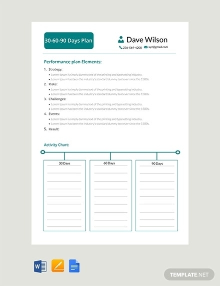 12+ 30 60 90 Day Action Plan Templates - Word, Pdf, Apple Pages | Free With Regard To 30 60 90 Day Plan Template Word