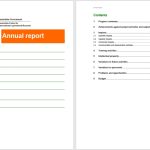 12 Free Annual Business Report Templates In Ms Word Templates Pertaining To Chairman'S Annual Report Template