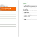 12 Free Annual Business Report Templates In Ms Word Templates pertaining to Word Annual Report Template