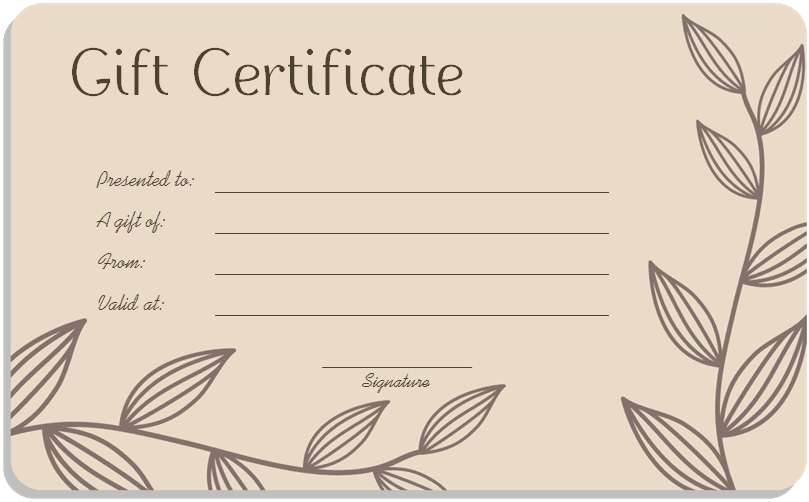 12+ Free Gift Certificate Templates & Examples – Word Excel Formats In Donation Certificate Template