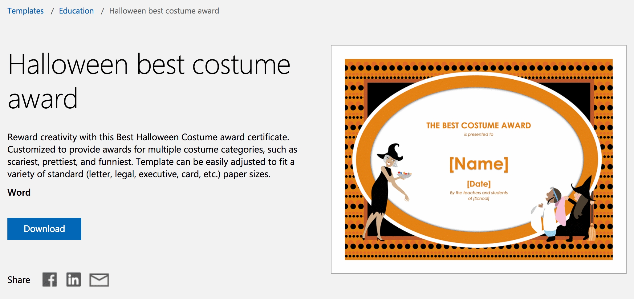 12 Free Halloween Themed Templates For Microsoft Word Regarding Free Halloween Templates For Word
