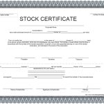 12 Free Sample Stock Shares Certificate Templates – Printable Samples Pertaining To Stock Certificate Template Word