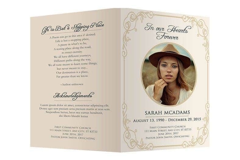 12+ Personalized Memorial Card Designs And Templates – Psd, Ai | Free Intended For Memorial Cards For Funeral Template Free