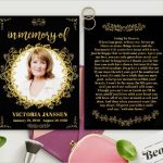 12+ Printable Funeral Card Templates – Free Word, Pdf, Psd Throughout Memorial Card Template Word