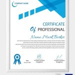 12+ Professional Certificate Templates – Free Word Format Download Pertaining To Professional Award Certificate Template