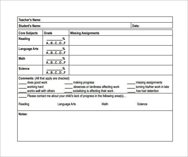 12+ Sample Progress Report Templates – Pdf, Word, Portable Documents With Pupil Report Template