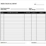 12+ Sample Sales Call Reports | Sample Templates With Sales Representative Report Template