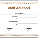 13 Free Certificate Templates For Word | Microsoft And Open Office Throughout Birth Certificate Templates For Word