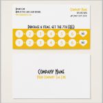 13+ Restaurant Punch Card Designs & Templates – Psd, Ai | Free For Free Printable Punch Card Template