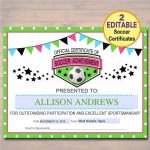 13+ Soccer Award Certificate Examples – Pdf, Psd, Ai, Indesign | Examples Inside Soccer Certificate Template Free