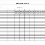 14 Free Excel Employee Schedule Template – Excel Templates With Regard To Blank Monthly Work Schedule Template