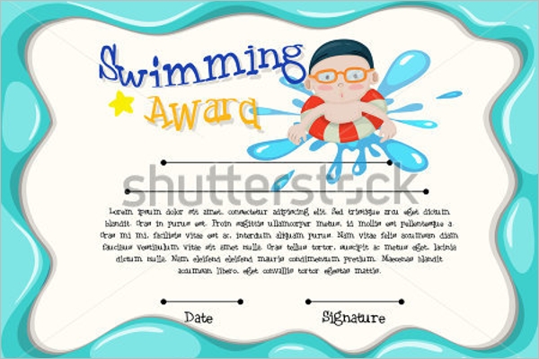 14+ Free Swimming Certificate Templates – Samples, Designs, Formats Inside Free Swimming Certificate Templates