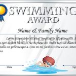 14+ Free Swimming Certificate Templates – Samples, Designs, Formats Within Swimming Certificate Templates Free