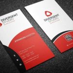 14+ Vertical Business Card Templates – Psd, Ai, Word | Free & Premium Pertaining To Plain Business Card Template Microsoft Word
