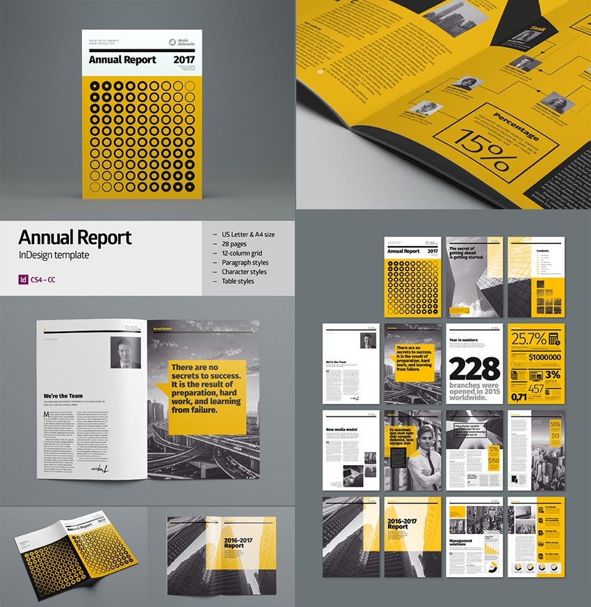 15+ Annual Report Templates – With Awesome Indesign Layouts For Free Annual Report Template Indesign