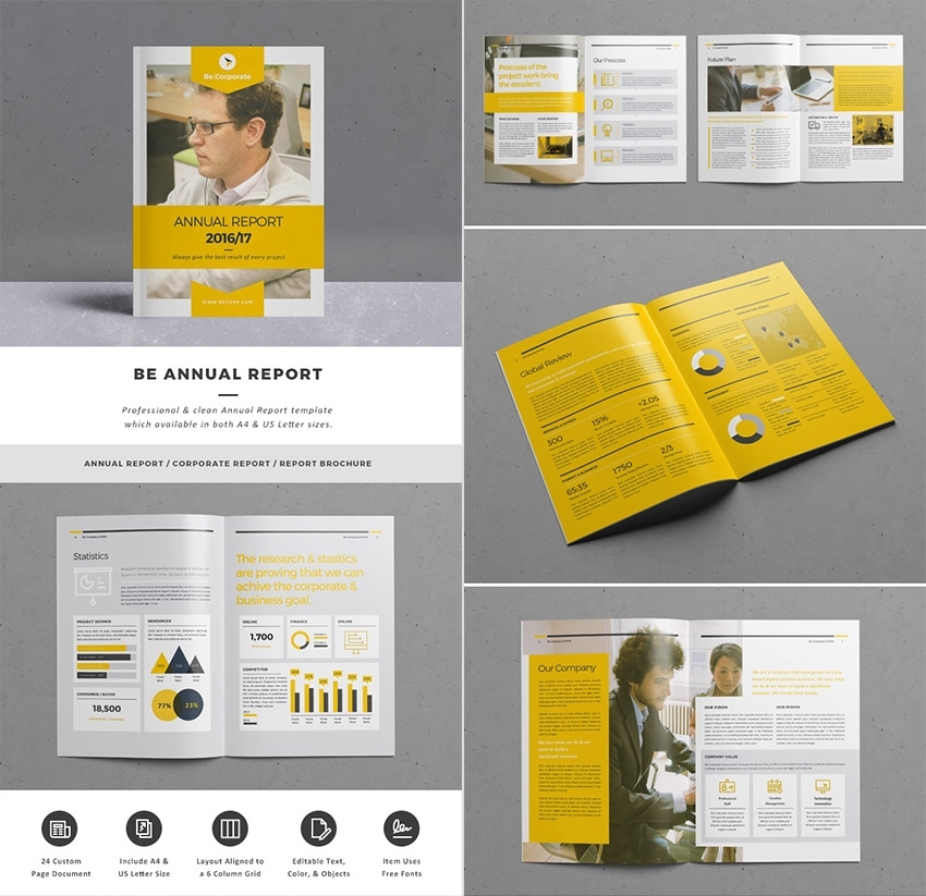 15+ Annual Report Templates – With Awesome Indesign Layouts In Free Annual Report Template Indesign