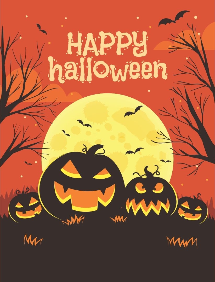 15 Best Printable Halloween Flyer Templates – Printablee With Free Halloween Templates For Word