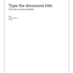 15 Cover Page Template Word 2010 Images – Cover Page Template Word, Fax Throughout Memo Template Word 2010