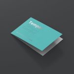 15+ Folded Card Mockup Psd Templates | Mockuptree Inside Fold Over Business Card Template