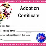 15+ Free Printable Real & Fake Adoption Certificate Templates Throughout Child Adoption Certificate Template