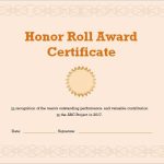 16 Free Honor Roll Certificate Templates – Templates Bash Regarding Honor Roll Certificate Template