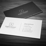 16+ Minimal Business Card Templates – Psd, Word, Pages | Examples Inside Pages Business Card Template