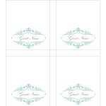 16 Printable Table Tent Templates And Cards ᐅ Templatelab Throughout Free Printable Tent Card Template