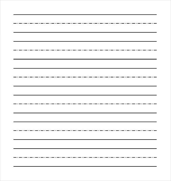 17+ Word Lined Paper Templates | Free & Premium Templates For Ruled Paper Word Template