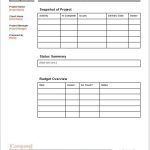 18+ Free Project Status Report Templates – Word Templates For Free Download Regarding Quarterly Status Report Template