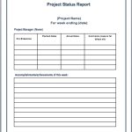 18+ Free Project Status Report Templates – Word Templates For Free Download Throughout Project Manager Status Report Template
