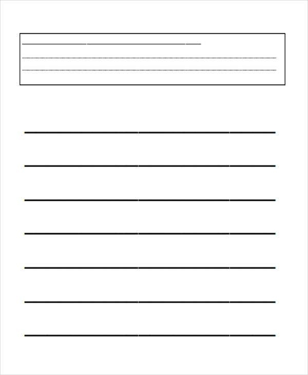 18+ Paper Templates In Word | Free & Premium Templates In Ruled Paper Template Word